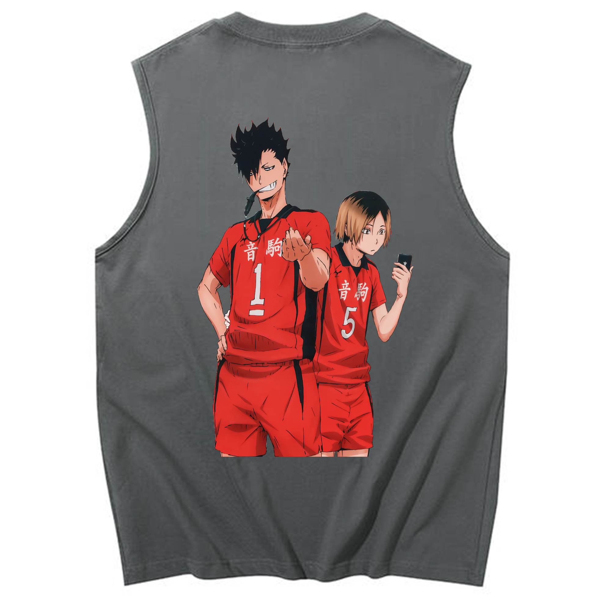 （画像用） ハイキュー!! Haikyu!! コットン100％タンクトップ（背面プリント）